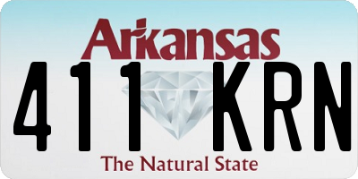 AR license plate 411KRN