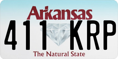 AR license plate 411KRP