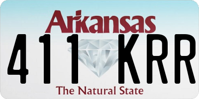 AR license plate 411KRR