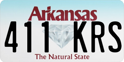 AR license plate 411KRS