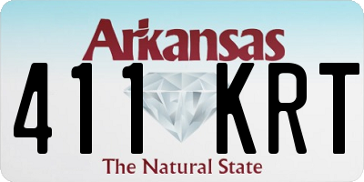 AR license plate 411KRT