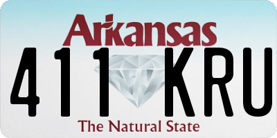 AR license plate 411KRU