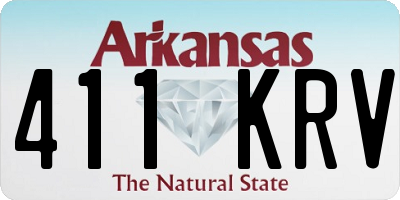 AR license plate 411KRV