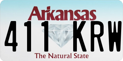 AR license plate 411KRW