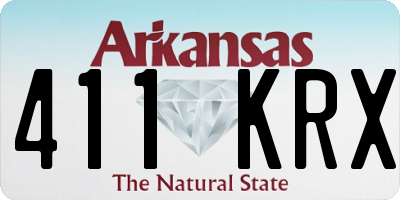 AR license plate 411KRX