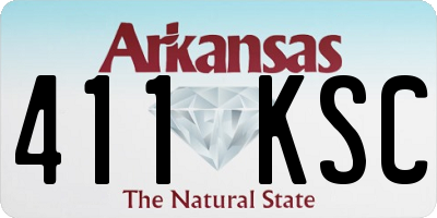 AR license plate 411KSC