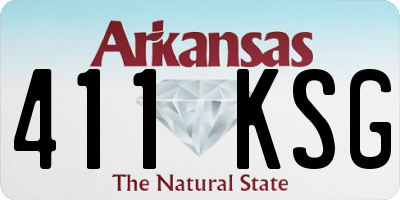 AR license plate 411KSG