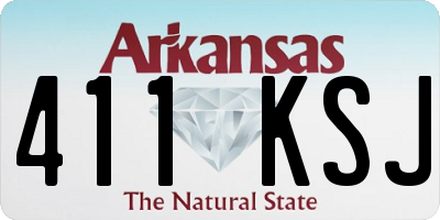AR license plate 411KSJ