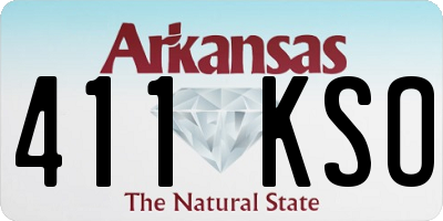 AR license plate 411KSO