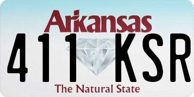 AR license plate 411KSR
