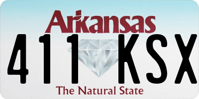 AR license plate 411KSX