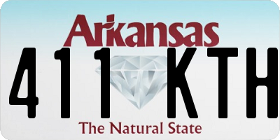 AR license plate 411KTH