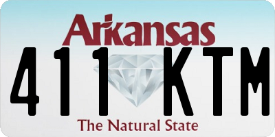 AR license plate 411KTM