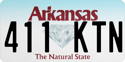 AR license plate 411KTN