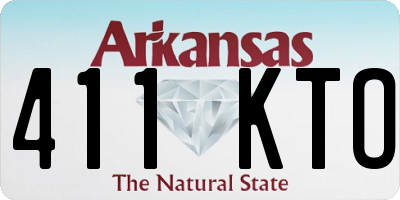 AR license plate 411KTO