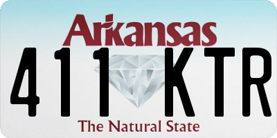 AR license plate 411KTR