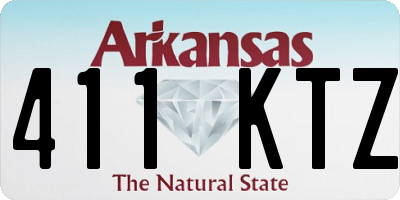 AR license plate 411KTZ