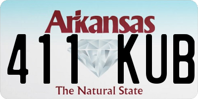 AR license plate 411KUB
