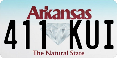 AR license plate 411KUI