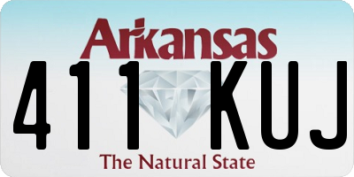 AR license plate 411KUJ