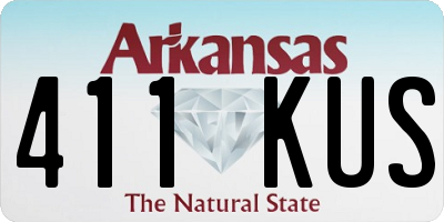 AR license plate 411KUS