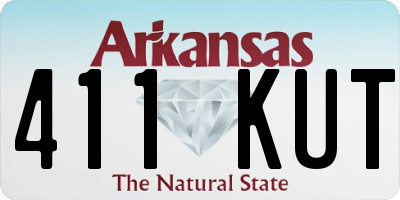 AR license plate 411KUT
