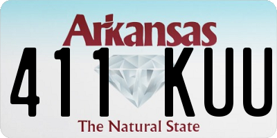 AR license plate 411KUU