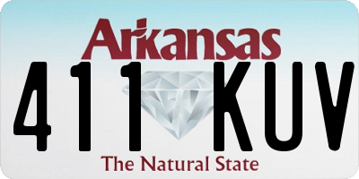 AR license plate 411KUV