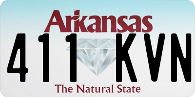 AR license plate 411KVN