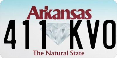 AR license plate 411KVO