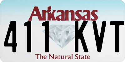 AR license plate 411KVT