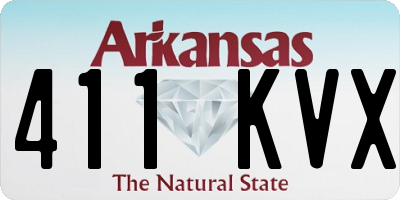 AR license plate 411KVX