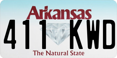 AR license plate 411KWD