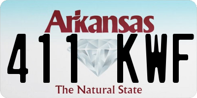 AR license plate 411KWF