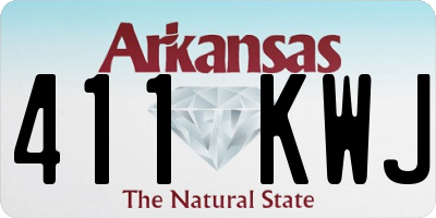 AR license plate 411KWJ
