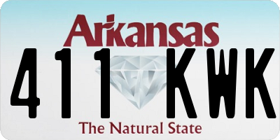 AR license plate 411KWK