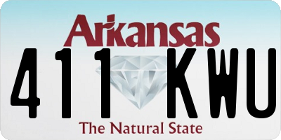 AR license plate 411KWU