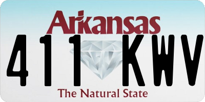 AR license plate 411KWV