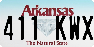 AR license plate 411KWX