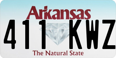 AR license plate 411KWZ