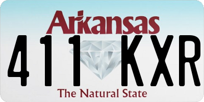 AR license plate 411KXR