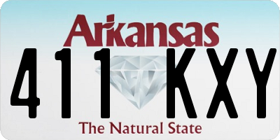 AR license plate 411KXY