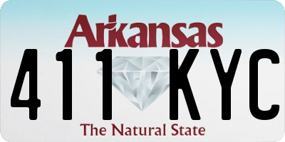 AR license plate 411KYC
