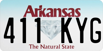 AR license plate 411KYG