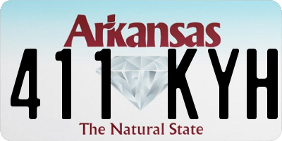 AR license plate 411KYH