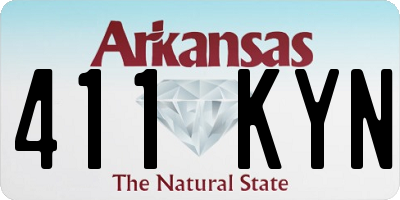 AR license plate 411KYN