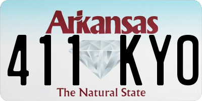 AR license plate 411KYO