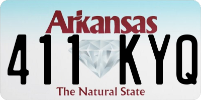AR license plate 411KYQ