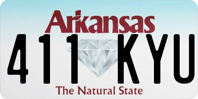 AR license plate 411KYU