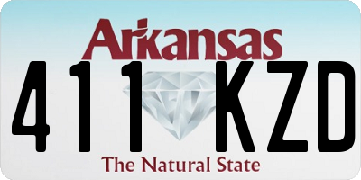 AR license plate 411KZD